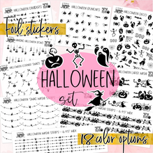 Load image into Gallery viewer, Foil Theme Collection • HALLOWEEN • Washi, Swags, Tabs, Deco (F-210)