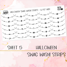 Load image into Gallery viewer, Foil Theme Collection • HALLOWEEN • Washi, Swags, Tabs, Deco (F-210)