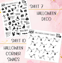 Load image into Gallery viewer, Foil Theme Collection • HALLOWEEN • Washi, Swags, Tabs, Deco (F-210)