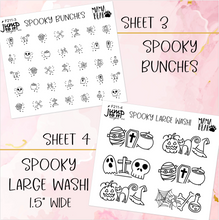 Load image into Gallery viewer, Foil Theme Collection • SPOOKY Halloween • Washi, Swags, Tabs, Deco (F-211)