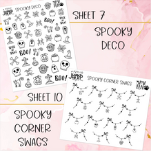 Load image into Gallery viewer, Foil Theme Collection • SPOOKY Halloween • Washi, Swags, Tabs, Deco (F-211)