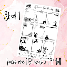 Load image into Gallery viewer, Foil - Halloween Overlay stickers set   (F-200-2)