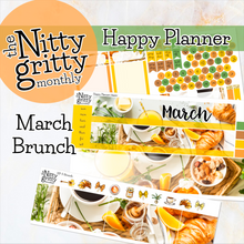 Load image into Gallery viewer, March Brunch - The Nitty Gritty Monthly - Happy Planner Classic