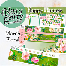 Load image into Gallery viewer, March Floral - The Nitty Gritty Monthly - Happy Planner Classic