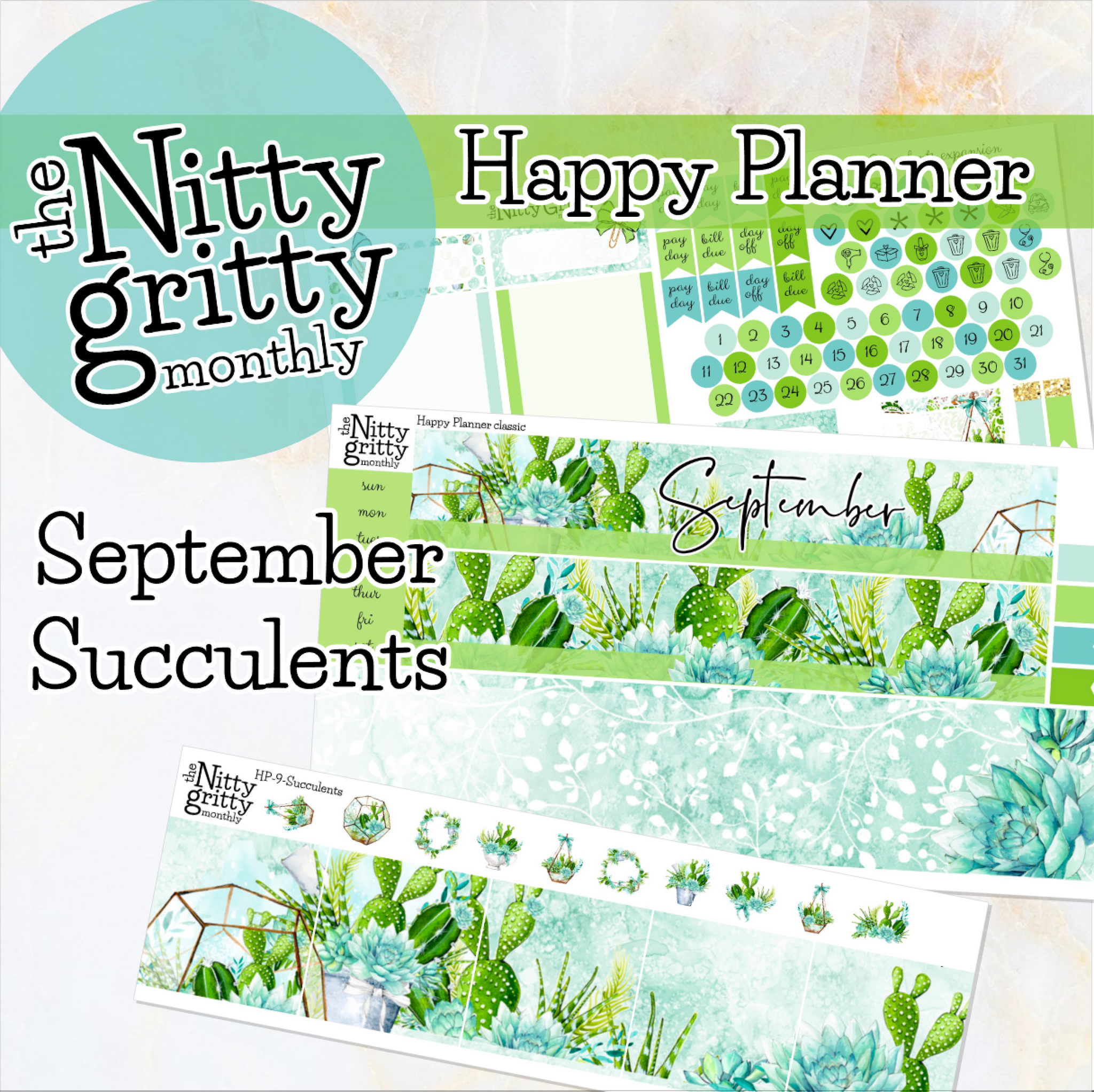 monthly succulents September Succulents - The Nitty Gritty Monthly