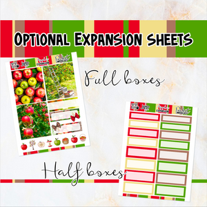 Apples - POCKET Mini Weekly Kit Planner stickers