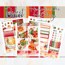 Load image into Gallery viewer, Home for the Holidays - POCKET Mini Weekly Kit Planner stickers