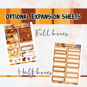 Woodland Friends - POCKET Mini Weekly Kit Planner stickers