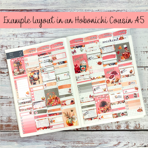 Hearts Desire - weekly kit Erin Condren Vertical Horizontal, Happy Planner Classic, Mini & Big & Hobonichi Cousin