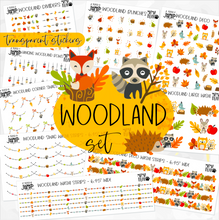 Load image into Gallery viewer, WOODLAND • Sticker Theme Collection • Washi, Swags, Tabs, Deco (T-202)