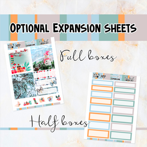 Winter Bliss - POCKET Mini Weekly Kit Planner stickers