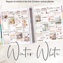 Load image into Gallery viewer, Winter White - FOIL weekly kit Erin Condren Vertical Horizontal, Happy Planner Classic, Mini &amp; Big &amp; Hobonichi Cousin