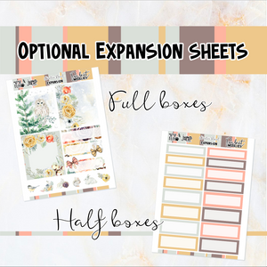 Winter Pearl - POCKET Mini Weekly Kit Planner stickers