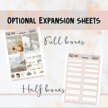 Load image into Gallery viewer, Winter White - POCKET Mini Weekly Kit Planner stickers