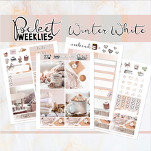 Load image into Gallery viewer, Winter White - POCKET Mini Weekly Kit Planner stickers