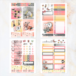 New Year '23 - POCKET Mini Weekly Kit Planner stickers