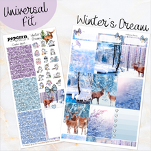 Load image into Gallery viewer, Winter’s Dream - weekly kit Erin Condren Vertical Horizontal, Happy Planner Classic, Mini &amp; Big &amp; Hobonichi Cousin