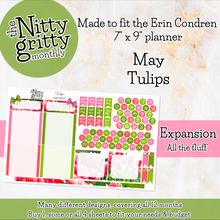 Load image into Gallery viewer, May Tulips - The Nitty Gritty Monthly - Erin Condren Vertical Horizontal