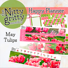 Load image into Gallery viewer, May Tulips - The Nitty Gritty Monthly - Happy Planner Classic