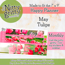 Load image into Gallery viewer, May Tulips - The Nitty Gritty Monthly - Happy Planner Classic