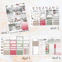 Load image into Gallery viewer, Snowy Forest - FOIL weekly kit Erin Condren Vertical Horizontal, Happy Planner Classic, Mini &amp; Big &amp; Hobonichi Cousin