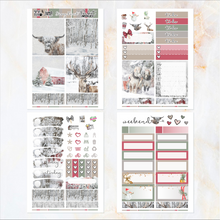 Load image into Gallery viewer, Snowy Forest - POCKET Mini Weekly Kit Planner stickers