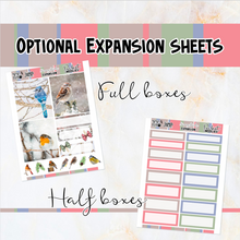 Load image into Gallery viewer, Snowy Birds - POCKET Mini Weekly Kit Planner stickers