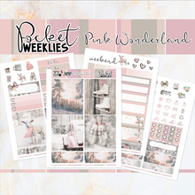 Load image into Gallery viewer, Pink Wonderland - POCKET Mini Weekly Kit Planner stickers