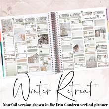 Load image into Gallery viewer, Winter Retreat - weekly kit Erin Condren Vertical Horizontal, Happy Planner Classic, Mini &amp; Big &amp; Hobonichi Cousin