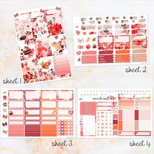 Load image into Gallery viewer, Hearts Desire - weekly kit Erin Condren Vertical Horizontal, Happy Planner Classic, Mini &amp; Big &amp; Hobonichi Cousin