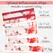 Load image into Gallery viewer, Hearts Desire - FOIL weekly kit Erin Condren Vertical Horizontal, Happy Planner Classic, Mini &amp; Big &amp; Hobonichi Cousin