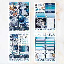 Load image into Gallery viewer, Blue Rose - POCKET Mini Weekly Kit Planner stickers