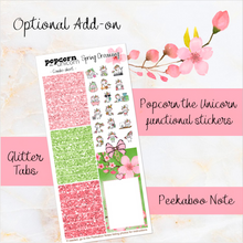 Load image into Gallery viewer, March Spring Dreaming - FOIL weekly kit Erin Condren Vertical Horizontal, Happy Planner Classic, Mini &amp; Big &amp; Hobonichi Cousin