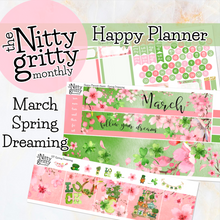 Load image into Gallery viewer, March Spring Dreaming - The Nitty Gritty Monthly - Happy Planner Classic