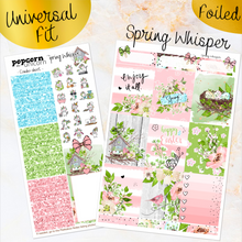 Load image into Gallery viewer, Spring Whisper - FOIL weekly kit Erin Condren Vertical Horizontal, Happy Planner Classic, Mini &amp; Big &amp; Hobonichi Cousin