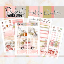 Load image into Gallery viewer, Hello Winter - POCKET Mini Weekly Kit Planner stickers