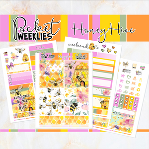 Honey Hive - POCKET Mini Weekly Kit Planner stickers