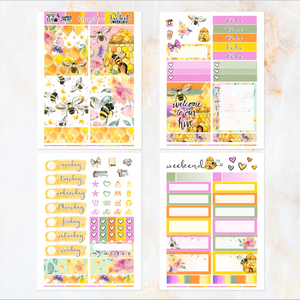 Honey Hive - POCKET Mini Weekly Kit Planner stickers