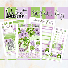 Load image into Gallery viewer, St. Pat&#39;s Day floral - POCKET Mini Weekly Kit Planner stickers