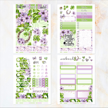 Load image into Gallery viewer, St. Pat&#39;s Day floral - POCKET Mini Weekly Kit Planner stickers