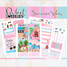 Load image into Gallery viewer, Summer Vibes - POCKET Mini Weekly Kit Planner stickers