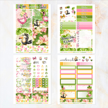 Load image into Gallery viewer, Tropical Birds - POCKET Mini Weekly Kit Planner stickers