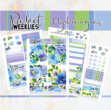 Load image into Gallery viewer, Hydrangeas - POCKET Mini Weekly Kit Planner stickers