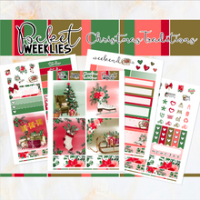 Load image into Gallery viewer, Christmas Traditions - POCKET Mini Weekly Kit Planner stickers