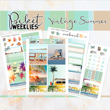 Load image into Gallery viewer, Vintage Summer - POCKET Mini Weekly Kit Planner stickers