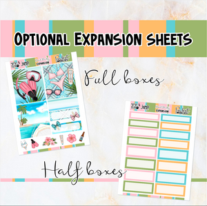 Boat Party - POCKET Mini Weekly Kit Planner stickers