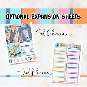 Poolside Party - POCKET Mini Weekly Kit Planner stickers