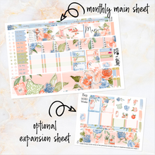 Load image into Gallery viewer, May Peachy Blue monthly - Hobonichi Weeks personal planner