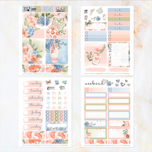 Load image into Gallery viewer, Peachy Blue - POCKET Mini Weekly Kit Planner stickers