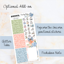 Load image into Gallery viewer, Peachy Blue - FOIL weekly kit Erin Condren Vertical Horizontal, Happy Planner Classic, Mini &amp; Big &amp; Hobonichi Cousin